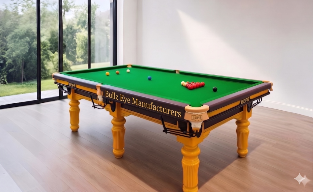 Bullz Eye Billiards Championship Pool Table (Gold)