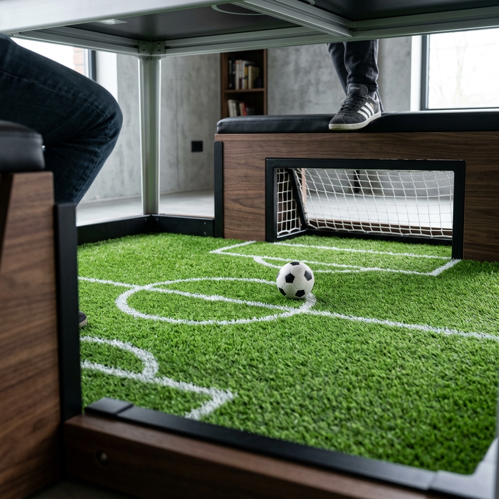 Bullz Eye Billiards Seated Sub Soccer Game Table