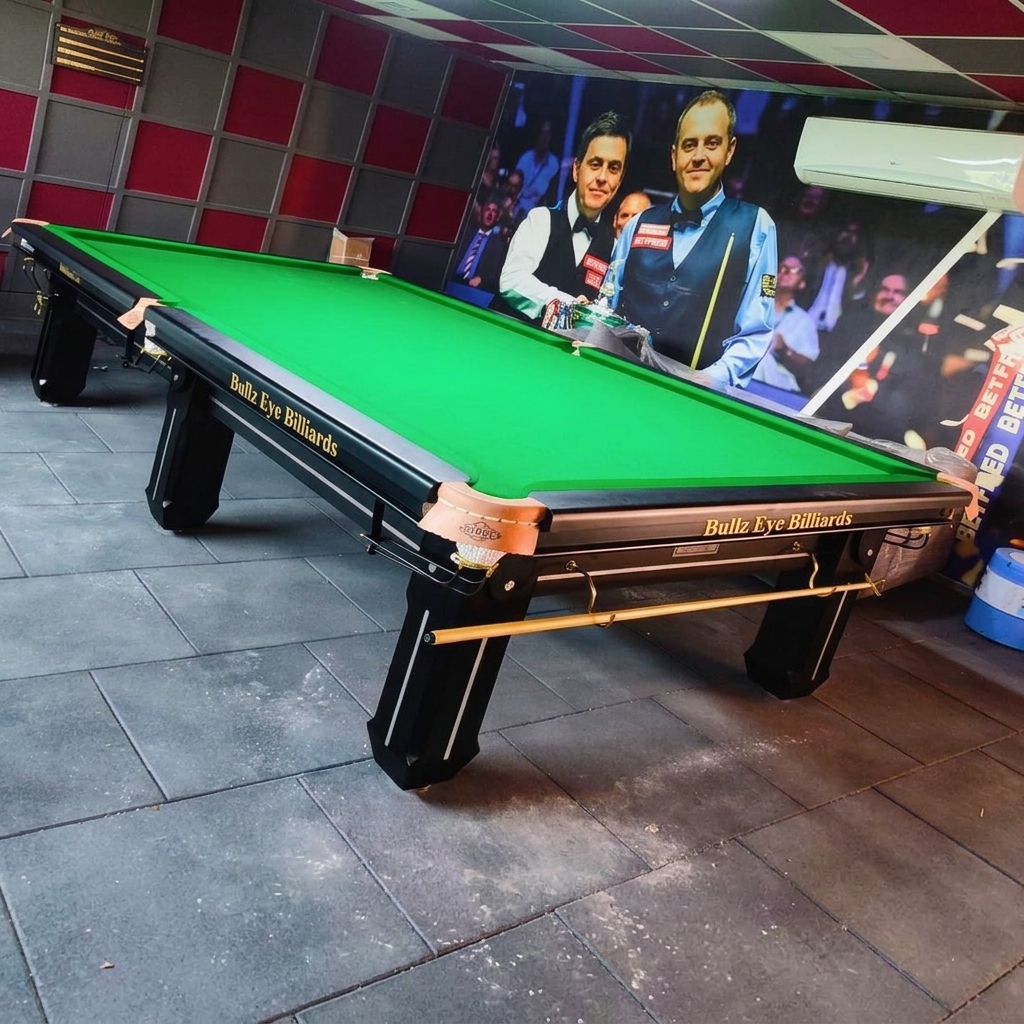 Bullz Eye Billiards Platinum Mini Snooker Table (Round Legs)