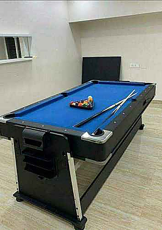 Multi Game Table Real Blue Pool Setup