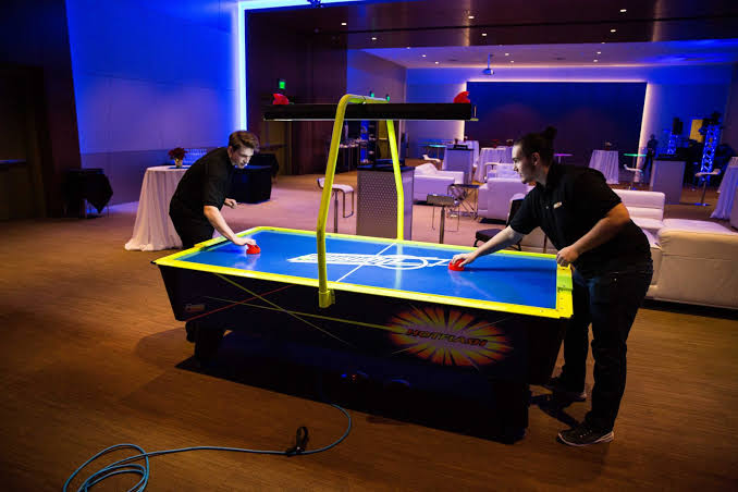 Bullz Eye Billiards High Speed ICE AIR Hockey